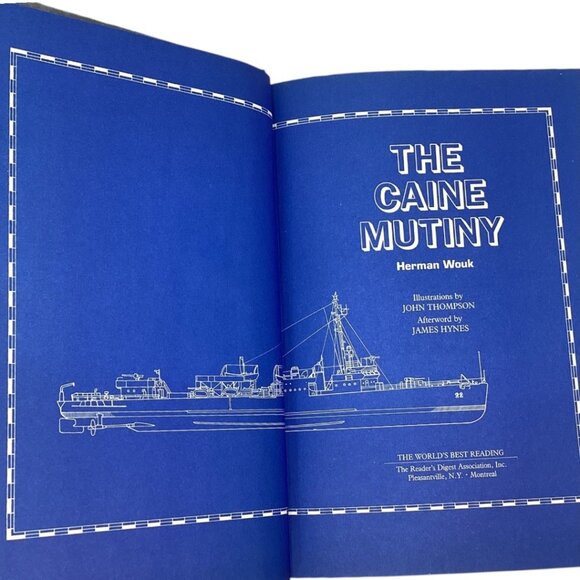 The Caine Mutiny By Herman Wouk Readers Digest Hardcover‎ Edition 1992 - Picture 2 of 6